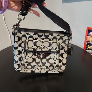 Coach Black and Grey Women's Bag
